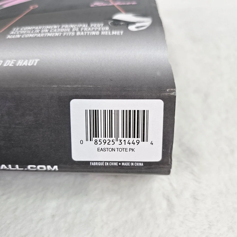 Easton Tote AllPurpose Sport Bat Bag Black And Pink 36